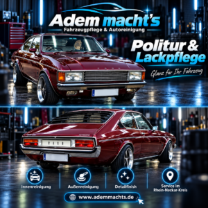 Dunkler Ford, neuer Glanz – Lackpolitur mit Liebe zum Detail