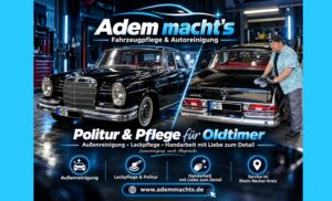 Mercedes-Oldtimer pflegen – Glanz, Chrom und ein Stück Geschichte